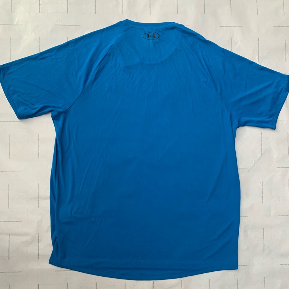 Under Armour Men's Tech Tee - Vibrant Blue - Brand New - Size L/G/G - Picture 6 of 6